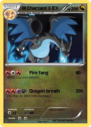 Pokemon M Charzard X EX