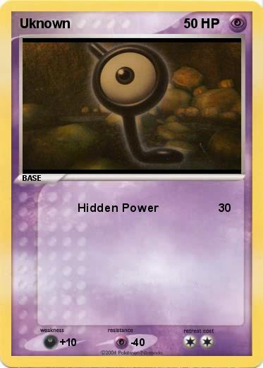 Pokemon Uknown