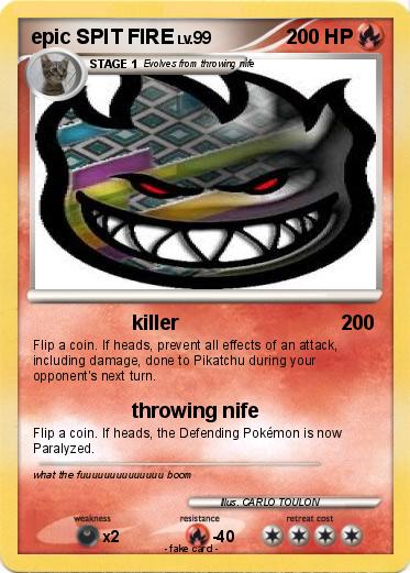 Pokemon epic SPIT FIRE