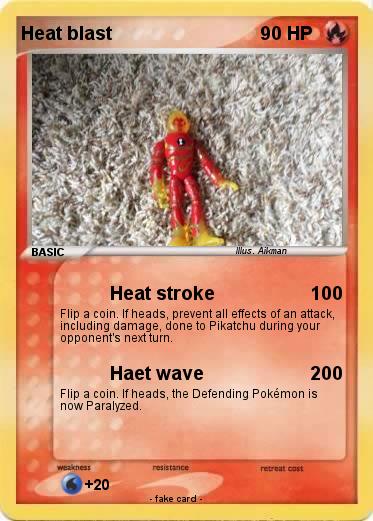 Pokemon Heat blast