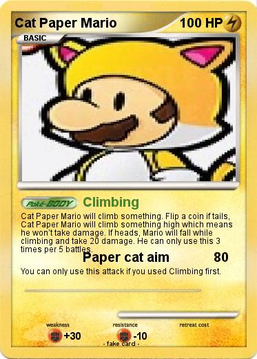Pokemon Cat Paper Mario