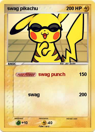 Pokemon swag pikachu