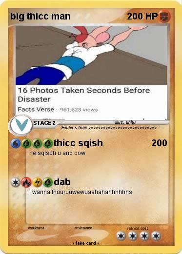 Pokemon big thicc man
