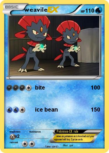 Pokemon weavile