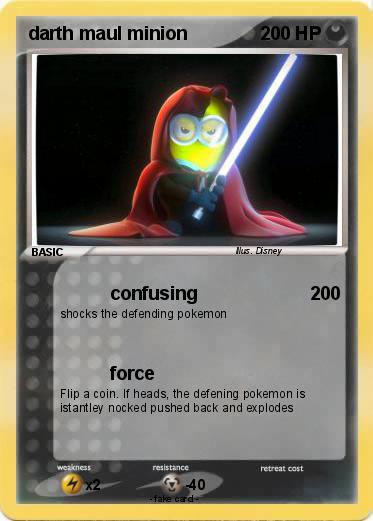 Pokemon darth maul minion