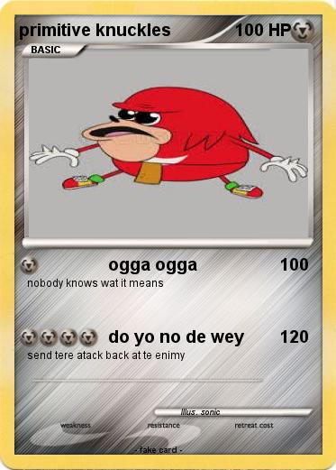 Pokemon primitive knuckles