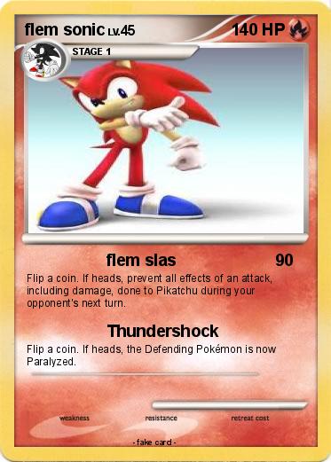 Pokemon flem sonic