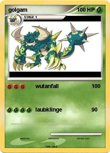 Pokemon golgam