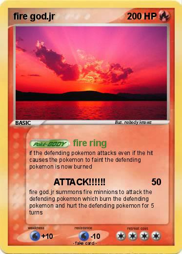 Pokemon fire god.jr