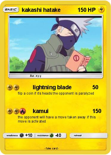 Pokemon kakashi hatake