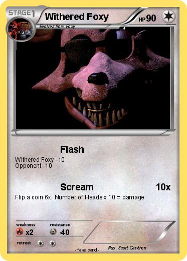 Pokemon Withered Foxy