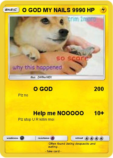 Pokemon O GOD MY NAILS 9990