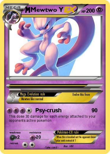 Pokemon Mewtwo Y