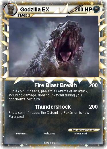 Pokemon Godzilla EX