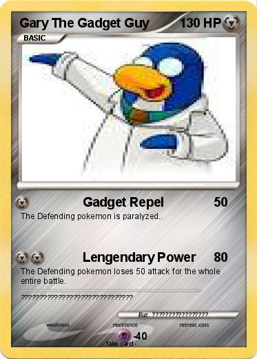 Pokemon Gary The Gadget Guy