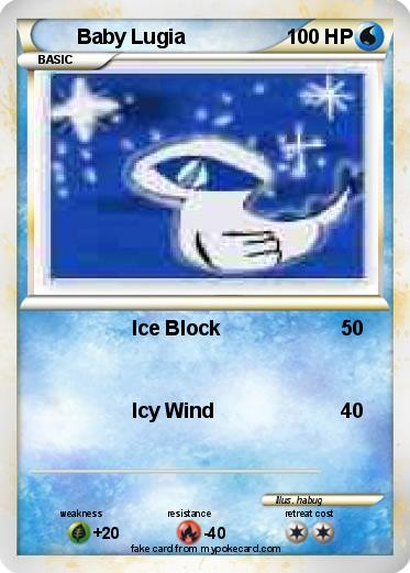 Pokemon Baby Lugia