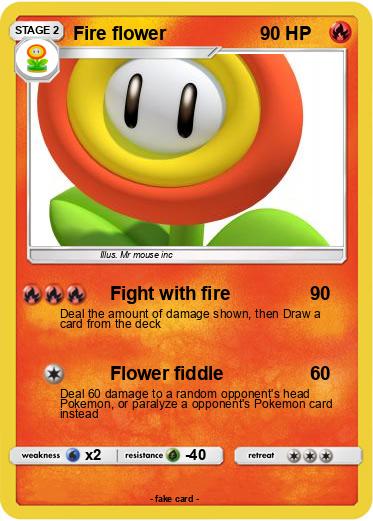 Pokemon Fire flower