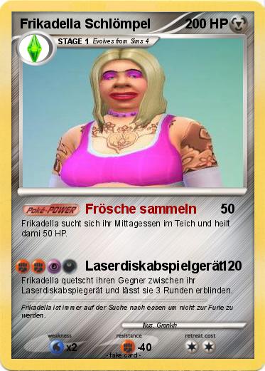 Pokemon Frikadella Schlömpel