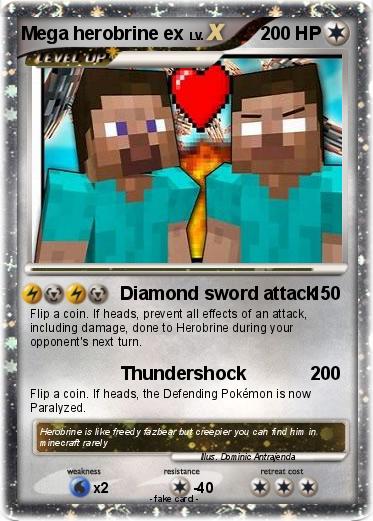 Pokemon Mega herobrine ex