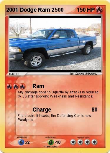 Pokemon 2001 Dodge Ram 2500