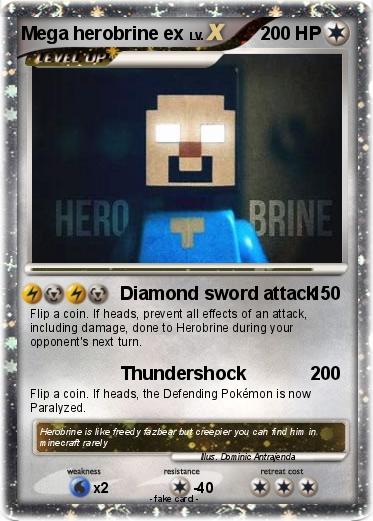 Pokemon Mega herobrine ex