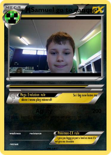 Pokemon Samuel go to camp