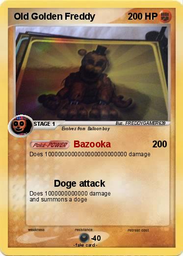 Pokemon Old Golden Freddy