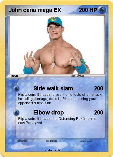 Pokemon John cena mega EX