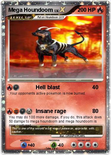 Pokemon Mega Houndoom