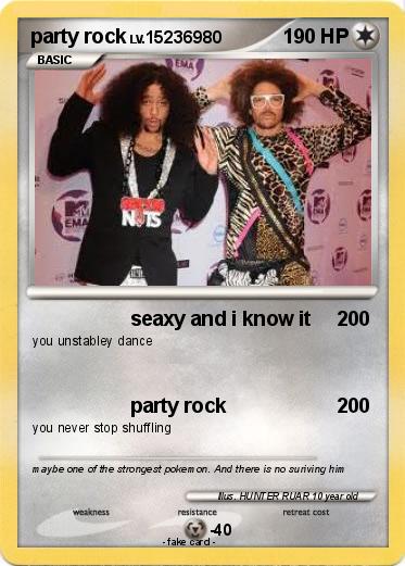 Pokemon party rock