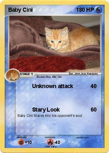 Pokemon Baby Cini
