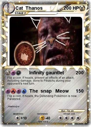 Pokemon Cat  Thanos