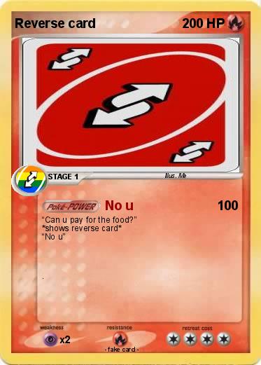 Pokemon Reverse card