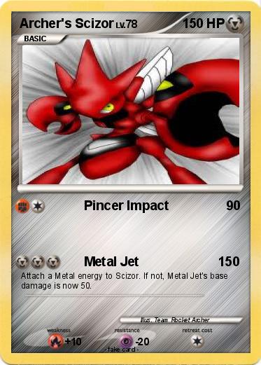 Pokemon Archer's Scizor