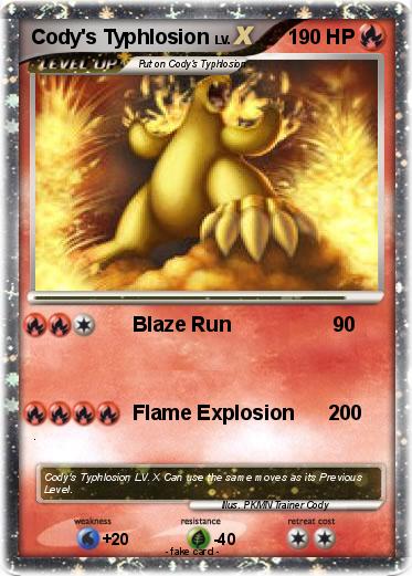 Pokemon Cody's Typhlosion