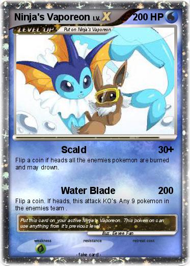 Pokemon Ninja's Vaporeon