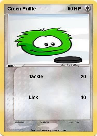 Pokemon Green Puffle