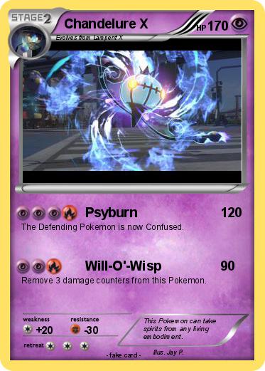 Pokemon Chandelure X