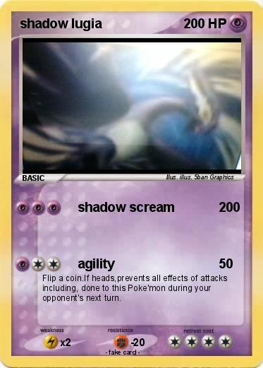 Pokemon shadow lugia