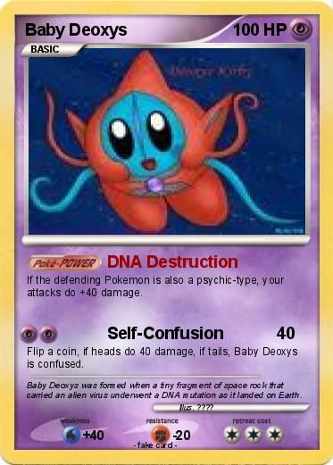 Pokemon Baby Deoxys