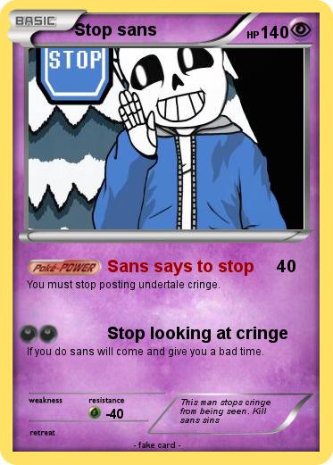 Pokemon Stop sans