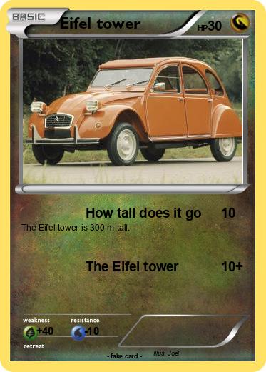 Pokemon Eifel tower