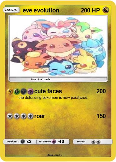 Pokemon eve evolution