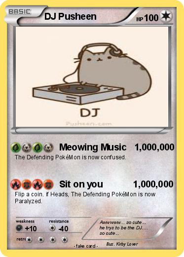 Pokemon DJ Pusheen
