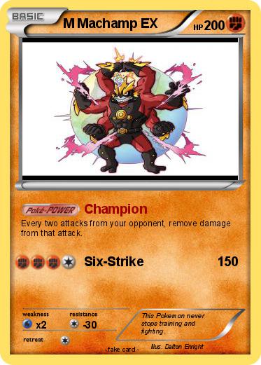 Pokemon M Machamp EX