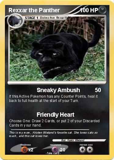 Pokemon Rexxar the Panther