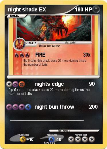 Pokemon night shade EX