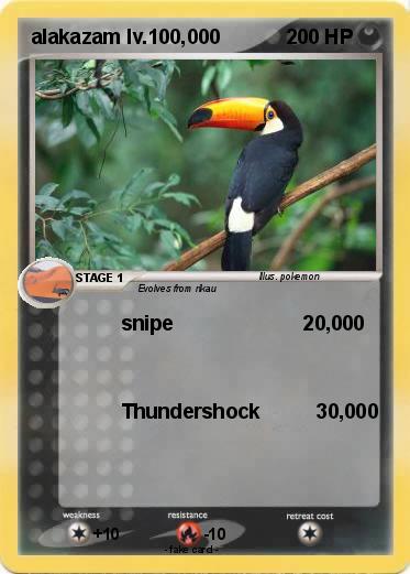 Pokemon alakazam lv.100,000