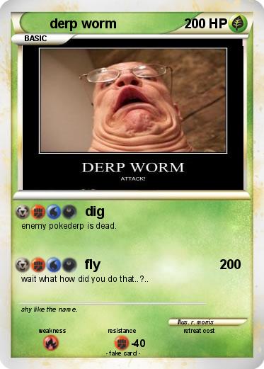 Pokemon derp worm