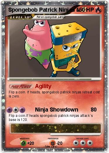 Pokemon Spongebob Patrick Ninjas
